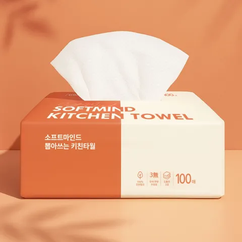 40%쿠폰) 뽑아쓰는 키친타월 100매 9개입