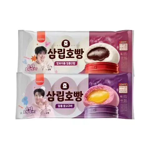삼립호빵 발효미종 4입 4봉(단팥/꿀고구마)