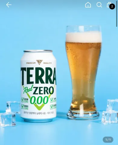 무알콜맥주 테라제로 350ml 72캔