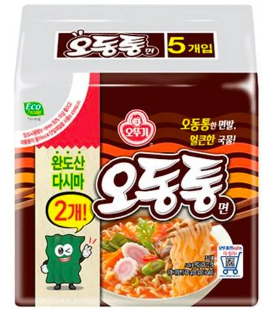 오뚜기 오동통면 120g, 5개 3,260원