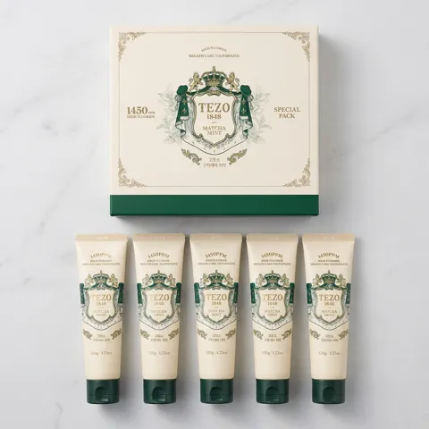 테조 1450 고불소 구취케어 치약, 120g, 5개 7,820원 무배
