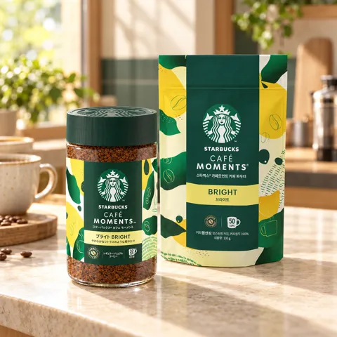 스타벅스 카페모먼트 브라이트 JAR 65g 1개 + 파우치형, 100g 1개