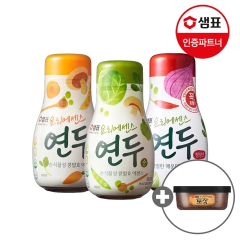 샘표 연두 3종 275ml 4개 + 증정