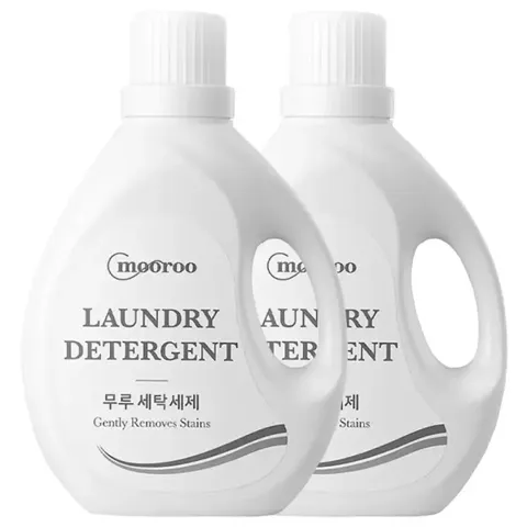 무루 액체 세탁세제2.0Lx2개 일반드럼 겸용세제