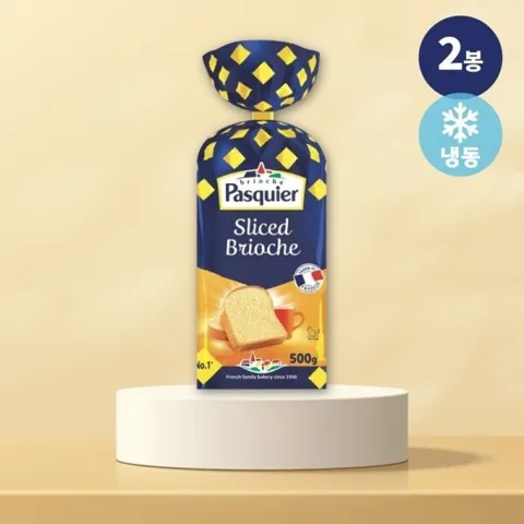 파스키에 슬라이스브리오쉬 500g 2팩