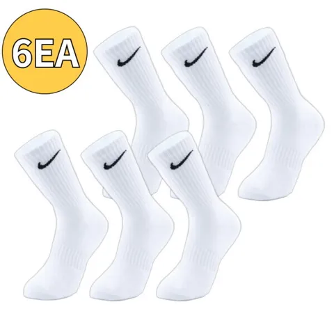 나이키 6EA 양말 에브리데이 쿠션 트레이닝 크루 삭스 화이트