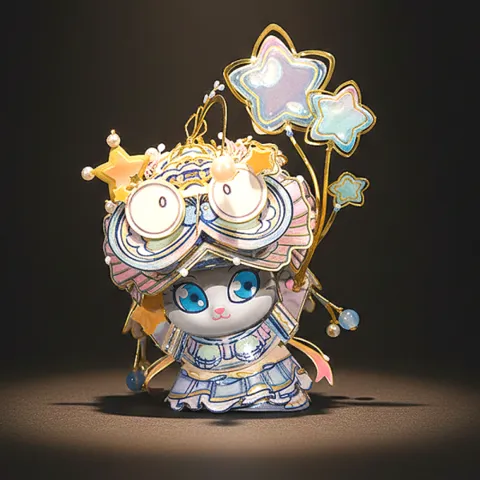 Miplex MU 키덜트 취미 3D 메탈 아트 모형 만들기 _꼬마요정 (캣브라더)_입체퍼즐 / 고별특가+추가할인