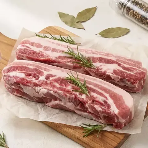 통삼겹살 1kg x 2팩 수육용, 바베큐용