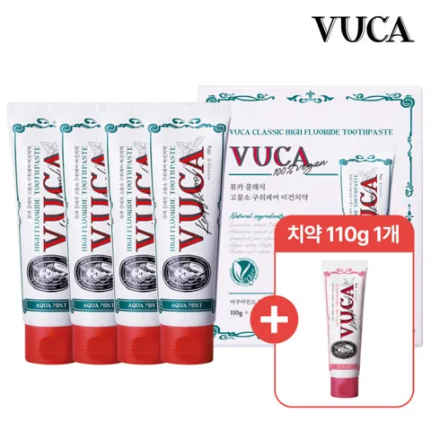 뷰카 VUCA 구취케어 치약 6개