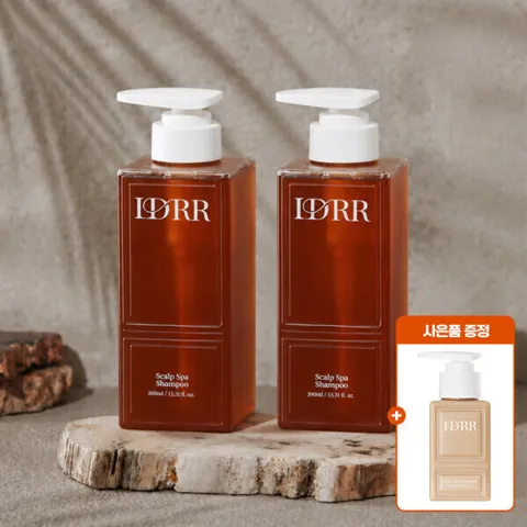 이드르르 스칼프스파 샴푸 390ml 2개 세트 / 두피진정 머리빠짐케어 손상모개선 +120ml 트리트먼트 추가증정