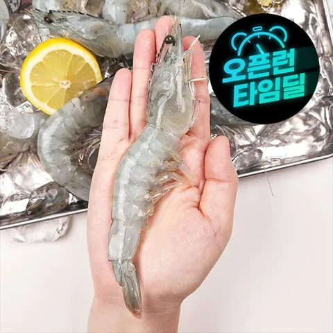 (신선집중) 국내산 흰다리새우 횟감용 1kg 30미 내외 (2개 구매 시 초장+추가할인 500원)