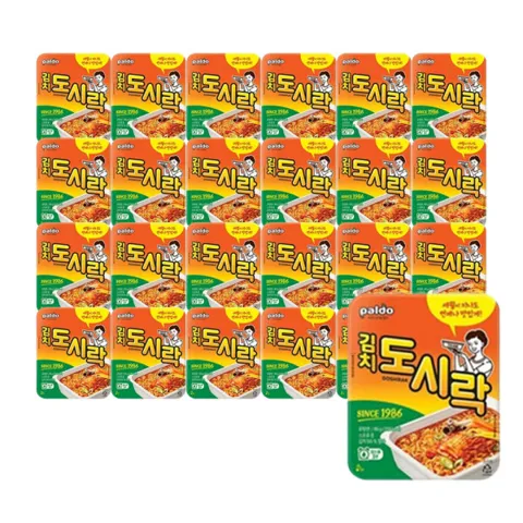 팔도 김치도시락 컵라면 86g 24개입