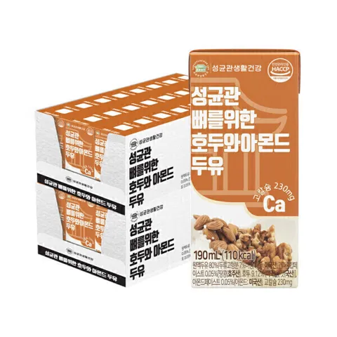 성균관 뼈를위한 호두 아몬드 두유 190ml 48팩