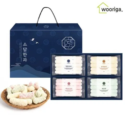찹쌀 유과 선물세트 500g 소담한과 1호 설 명절 추석 설날