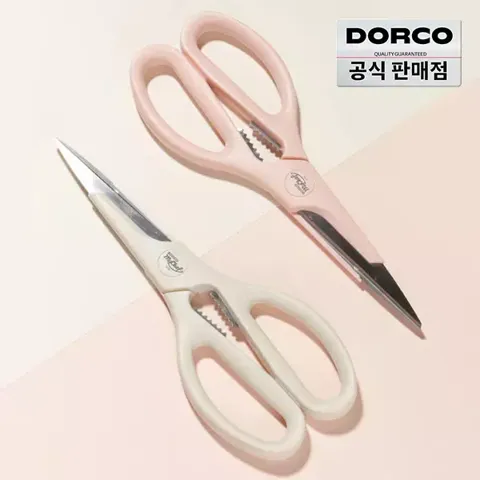 도루코 파스텔 주방가위 100S 1+1 (색상랜덤)
