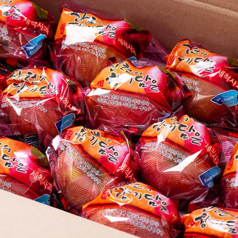 국내산 껍질째 먹는 사과 간편한 햇 홍로 세척사과 2kg