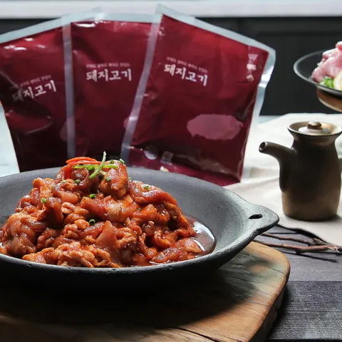 총1kg 제주흑돼지 순살 고추장양념육 250g x 4팩