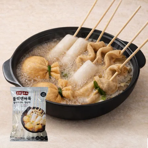 부산 물떡10개+꼬치어묵10개+장국4봉