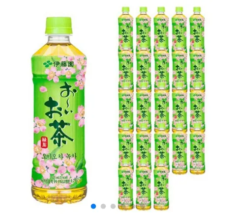 오이오차 녹차, 525ml, 24개