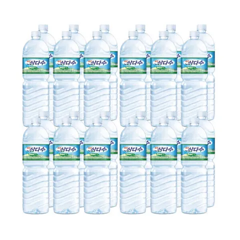 (타임딜)삼다수 2L 24펫 (유라벨/무라벨 랜덤발송)