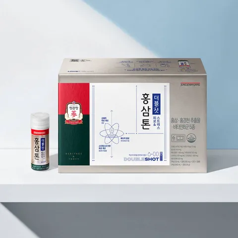 [추석 +세일 : 27% / 슈퍼적립 : 최대 23,050원 / 오늘끝딜] [네이버단독] 정관장 홍삼톤 더블샷 피로&스트레스 28병 (이중제형) [원산지:상세설명에 표시]