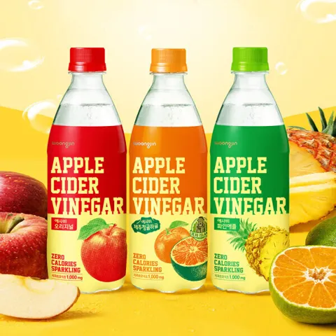 12+12 애사비 500mL 제주청귤하귤/오리지널/파인애플맛 3종 24입 골라담기 제로칼로리