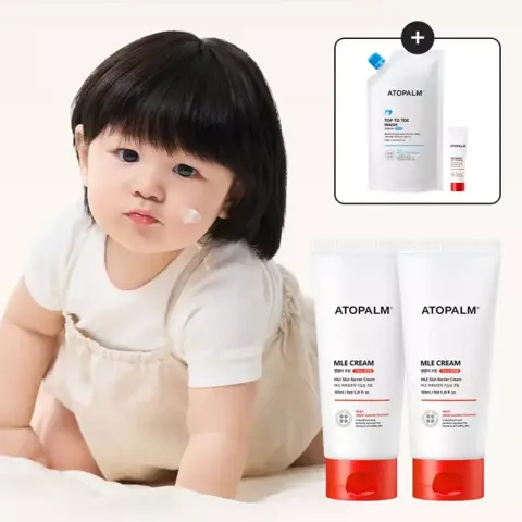 아토팜 MLE 크림 160ml 튜브x2개 / 아기크림 [GIFT 로션60ml+수딩젤20ml*2 9/23~27일]