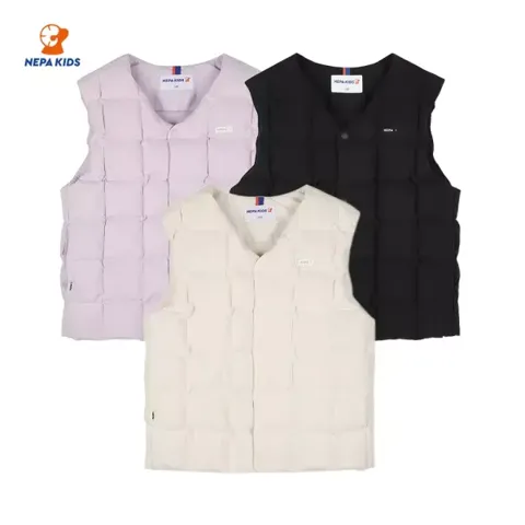 NEPA KIDS 네파키즈 공용 퀼티드 덕다운 베스트 KLF2004