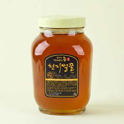 하루특가) 천지벌꿀, 경북 영주, 2.4kg, 2개
