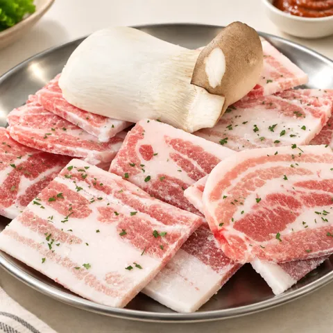 하루특가) 맛꾼 대패 삼겹살, 1kg, 2개