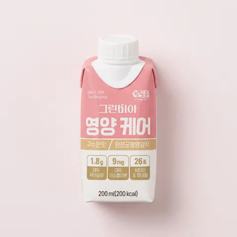 하루특가) 그린비아 영양 케어 구수한맛, 200ml, 18팩
