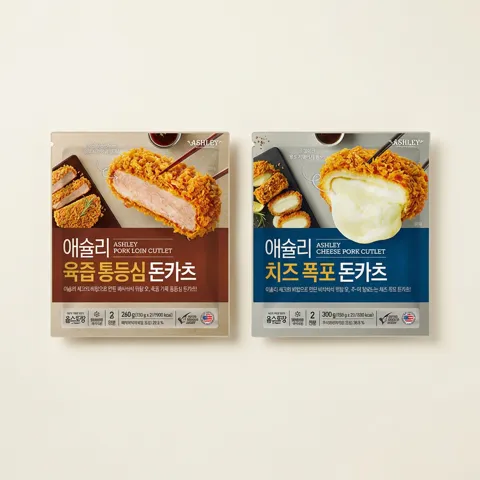 하루특가) 애슐리 돈카츠, 통등심, 260g, 1개 + 치즈폭포, 300g, 1개, 1세트