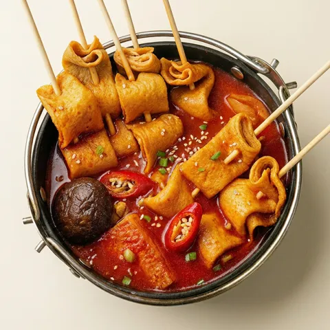 하루특가) 어묵만 꼬치어묵 매운맛, 365g, 4봉