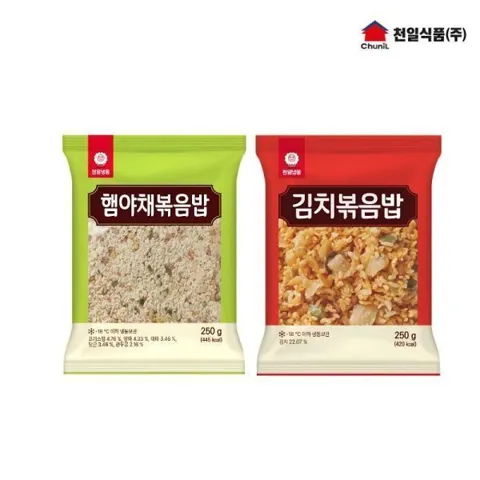 천일 인기 볶음밥 골라담기 (햄야채/김치/새우/낙지 등)
