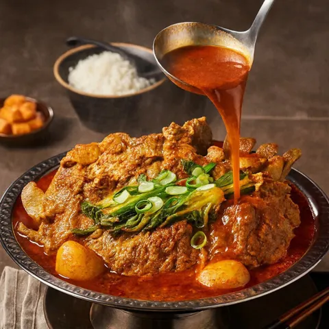 도국 감자탕 1KG X 4팩(총4kg) / 고기듬뿍 우거지 감자탕
