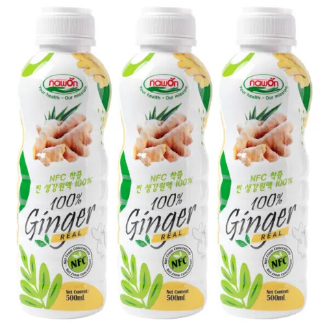 파모빗 찐 생강원액 100% 500ml 3병 (총 1.5L)