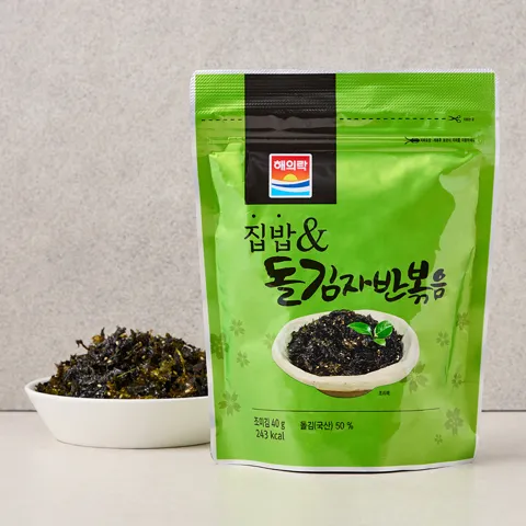 하루특가) 집밥 돌김자반볶음, 40g, 10봉