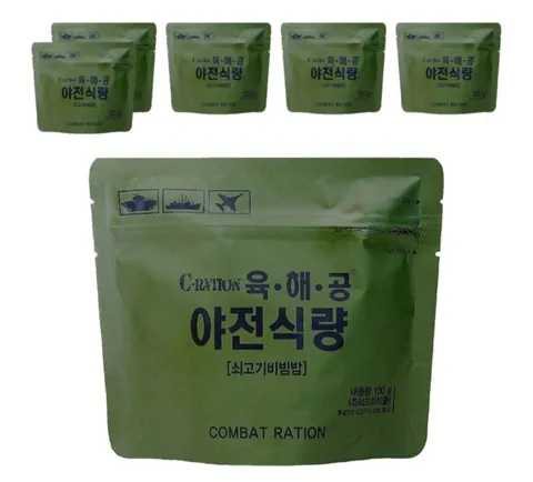 육해공야전식량 쇠고기 비빔밥, 6개