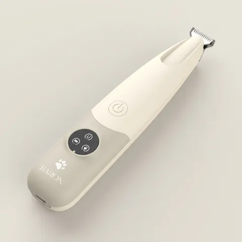 하루특가) 바론 이지풋프로 반려동물 발바닥 바리깡, 샌드베이지, 1개