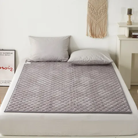 하루특가) 굿모닝플러스 코지 워셔블 카본 전기요, 더블, 150x200cm, 코지실버, 1개