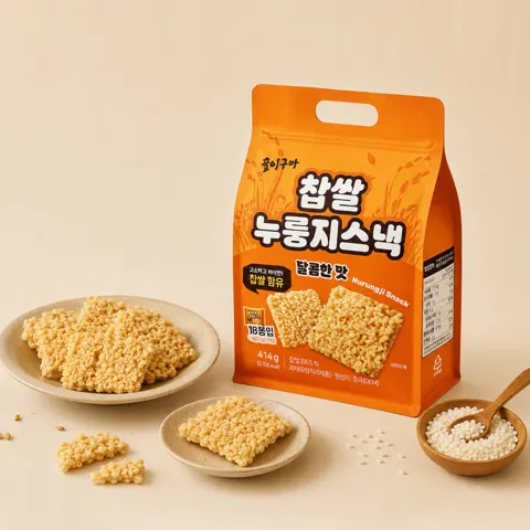 하루특가) 꿀이구마 찹쌀 누룽지스낵, 414g, 2개
