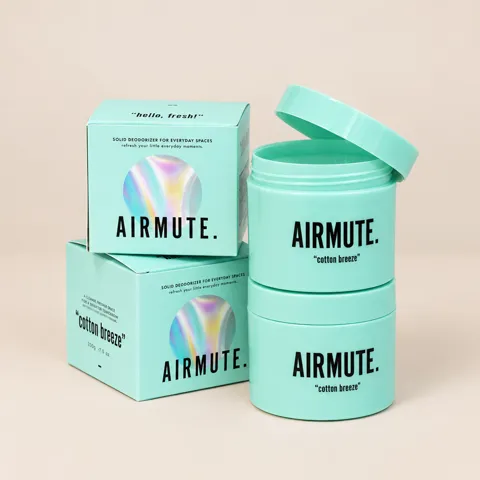 하루특가) AIRMUTE 고체 탈취제, 코튼브리즈, 300g, 2개