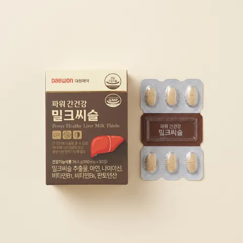 하루특가) 대원제약 파워 간건강 밀크씨슬, 30정, 3박스