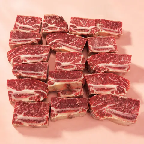 하루특가) 육브랜드 호주 소갈비, 찜 탕갈비용, 1kg, 2개