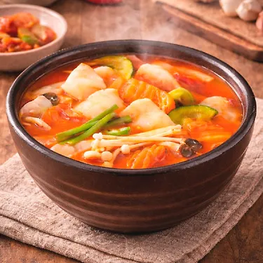 이가자연면 쫄깃한 얼큰 김치수제비 6개입