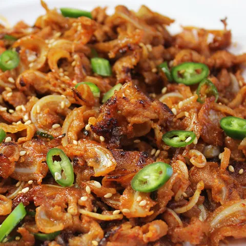 하루특가) 한돈 매콤양념 고추장 오돌뼈, 300g, 3개