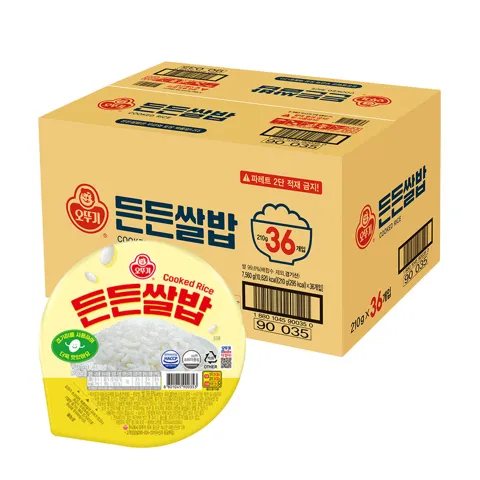 오뚜기 든든쌀밥 210g 36개 [원산지:상세설명참조]