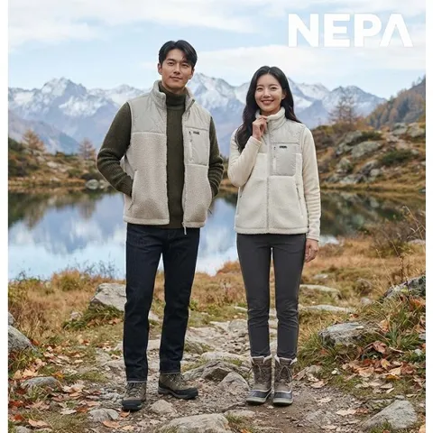 (대전신세계)(최초가 119000원)25FW 공용 가볍고 따뜻한 부클 플리스 베스트 조끼