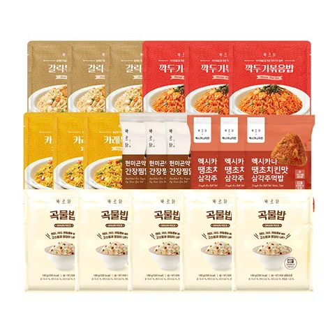 하루특가) 바르닭 다이어트 밥 6종 세트, 20팩, 1세트