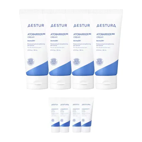 에스트라 아토베리어365 크림 80ML 4개+크림30ml 2개 +로션 30ml 2개
